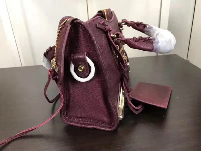 BALENCIAG巴黎世家 經典機車 原版 山羊皮包邊五金款 手提肩背斜挎包  BL1427